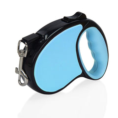 Birddie: correa extensible 16 ft en azul para paseos con control y comodidad.