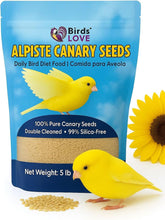 Birds LOVE alpiste canario empaque seguro para conservar frescura