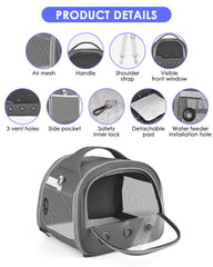 Bissap bolsa con ventilación lateral para aire fresco y comodidad