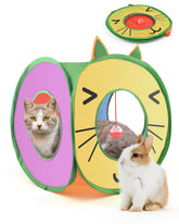Bissap Cubo Gato Frente: refugio compacto para juego y descanso.