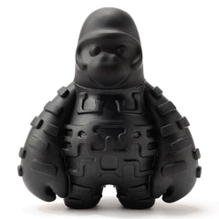 BiteKing mordedor gorila en negro, caucho natural, para mordedores fuertes y juego prolongado