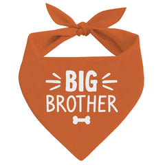 BKDJPC Bandana para perro grande hermano naranja, ideal para sesiones festivas.