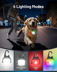 BLBS luz para perro recargable USB con batería de larga duración