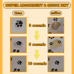 Blkjsgly alfombrilla anti-derrame para bebidas mantiene el suelo limpio.