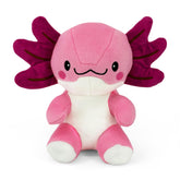 Blnboimrun axolotl rosado con sonajero y crujido para juego interactivo.