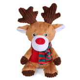 Blnboimrun Reno con ladrido, peluche seguro para perros pequeños y medianos.