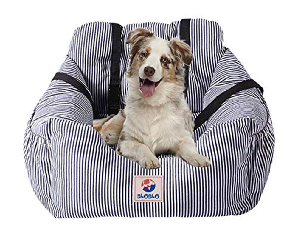 Bloblo asiento-boostero-perro-auto: soporte estable para viajes seguros.