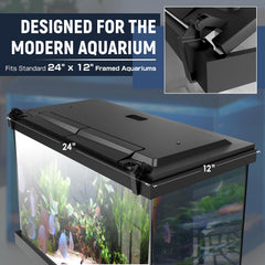 Blosail luz de diodo LED para acuario, reemplazable para colores o rendimiento sostenido.