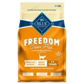 Blue Buffalo Freedom Grain-Free, bolsa 11 libras, ideal para control de peso en gatos indoor.