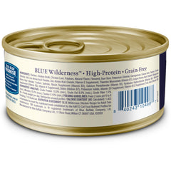 Blue Buffalo Wilderness alta proteina, plato humedo para gatos activos.