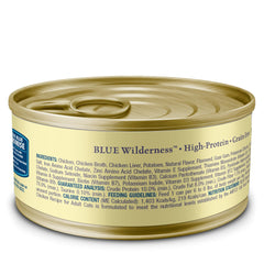 Blue Buffalo Wilderness Paté, textura suave para la hora de comer de tu gato.