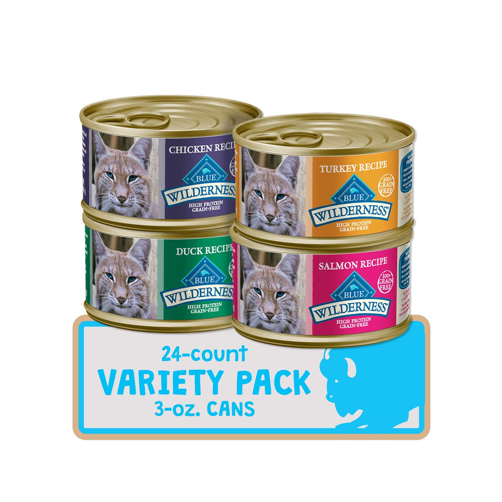 Blue Buffalo Wilderness pollo-pate, textura suave para alimentación diaria y activa