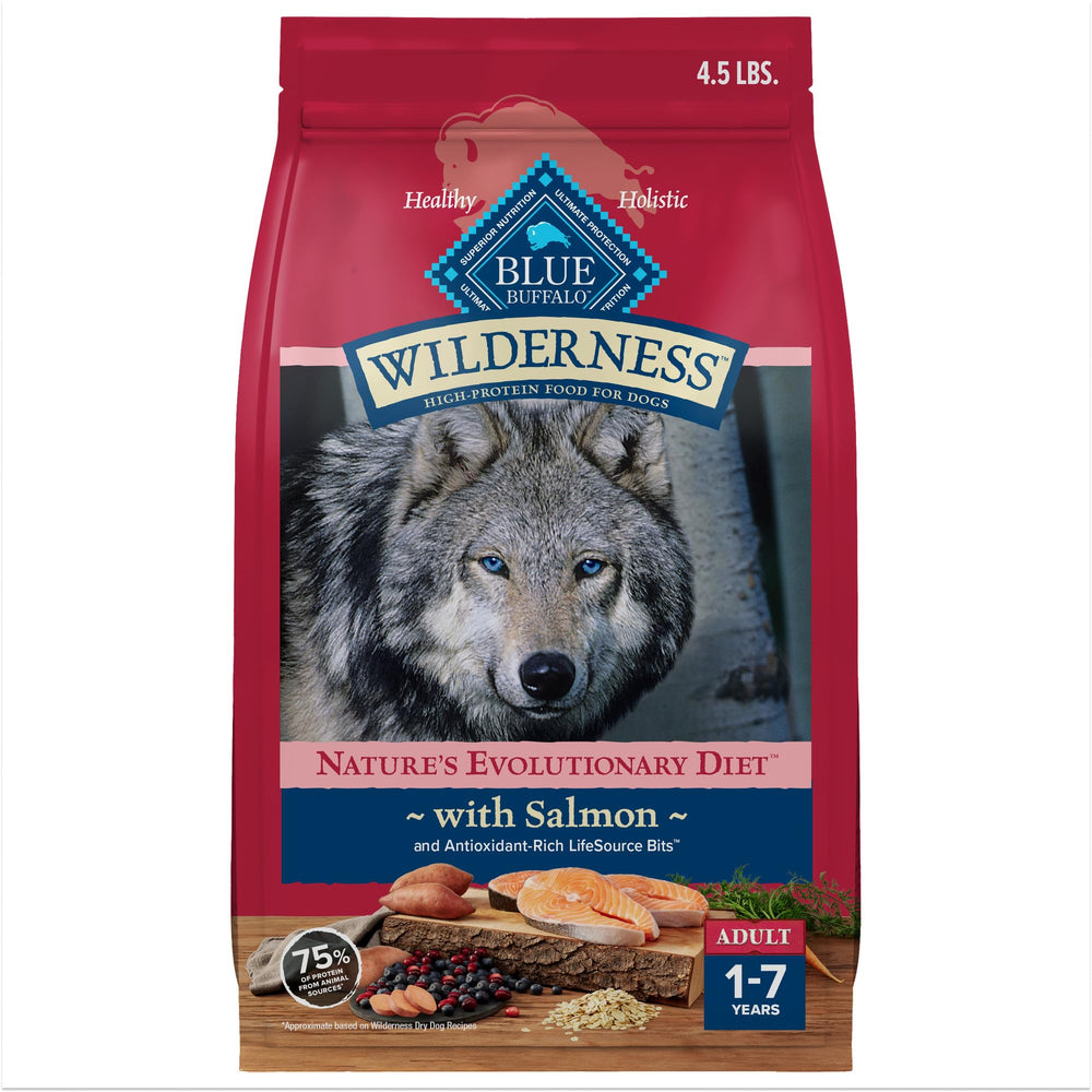 Blue Buffalo Wilderness Salmón: ingrediente principal real para proteína de calidad.