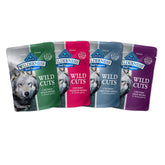 Blue Buffalo Wilderness: trozos de ternera, salmón, pato y pollo en salsa, realce el sabor.