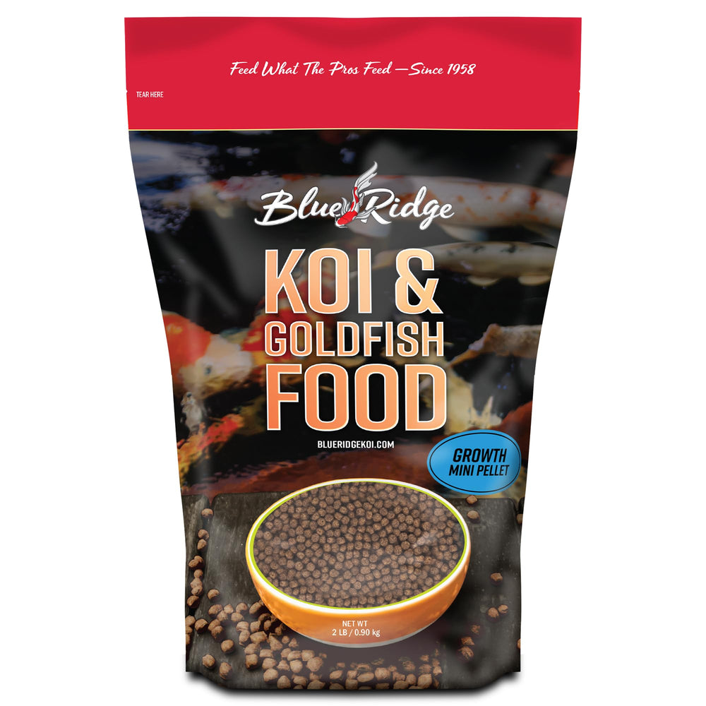 Blue Ridge Fish Hatchery bolsa de pellets flotantes promueve digestión suave en koi