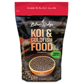 Blue Ridge Koi: pellets flotantes para koi, fácil distribución en superficie