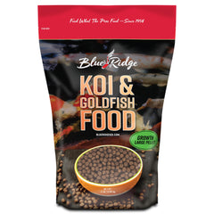 Blue Ridge Koi: pellets flotantes para koi, fácil distribución en superficie