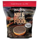 Blue Ridge Koi alimento para peces fríos, digestión eficiente en agua fría.