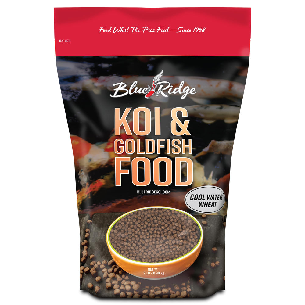Blue Ridge Koi gránulos fríos para agua fría, 2 lb, favorecen digestión.
