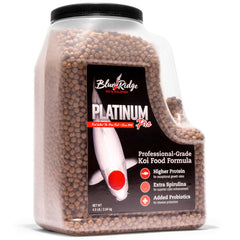 Pellets Platinum Pro de 3/16 pulgadas para koi y goldfish, fáciles de comer.