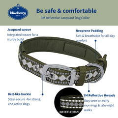 Blueberry Pet collar neopreno acolchado para confort diario