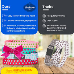 Blueberry Pet hebilla plástica ecológica en collar, fácil de ajustar para paseos