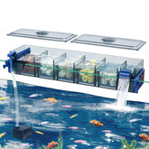 Bluecoco filtración multicapa: agua clara para acuarios.