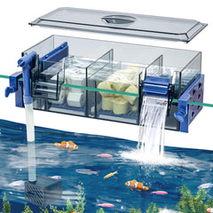 Bluecoco filtro acuario capas múltiples para agua clara y estable.