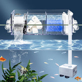 Bluecoco filtro acuario multi-capas promueve agua clara y mantenimiento sencillo.