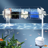 Filtro Bluecoco para acuario multicapas de 20-30 galones, agua clara y filtración eficiente.