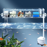 Bluecoco filtro acuario multicapas ofrece filtración eficiente para agua clara.