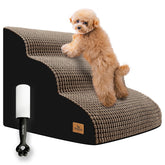 Blunique escaleras para perros con tres escalones para subir a la cama.