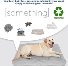 BLVOTKRO funda cama perro interior impermeable mantiene el foam seco.