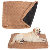 BLVOTKRO funda cama perro pelaje sintético rosado, tacto suave para descanso cómodo.