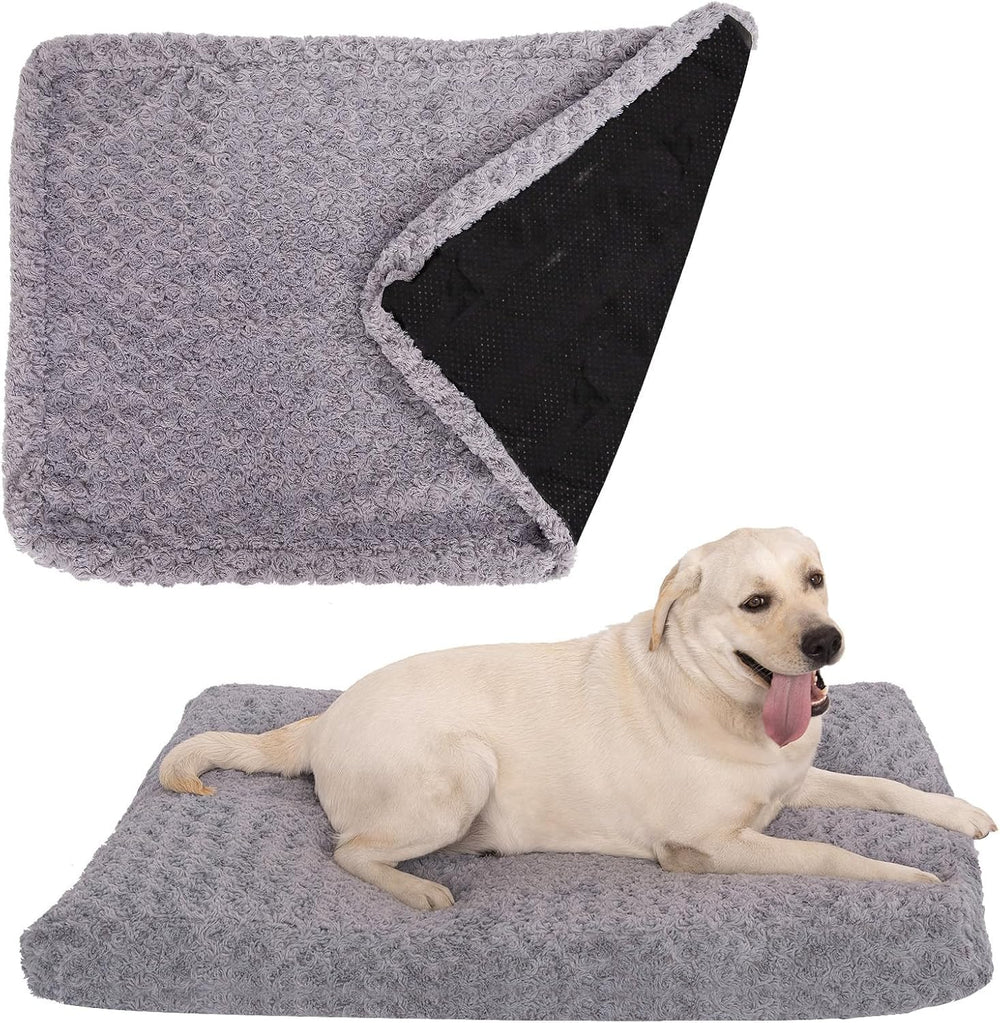 BLVOTKRO funda cama perro terciopelo rosa, suave y lujosa para mascotas