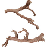 BNOSDM ramas-madera-reptil: dos ramas naturales para trepar seguras y duraderas.