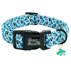 Bobo Rainbow collar tiburón lindo, ideal para paseos diarios.