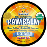 Bodhi Dog bálsamo para patas en envase, seguro para lamido y uso diario.