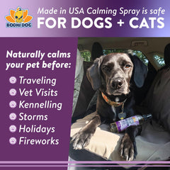 Bodhi Dog Calming Spray: aplicacion-en-pelo para un pelaje suave.