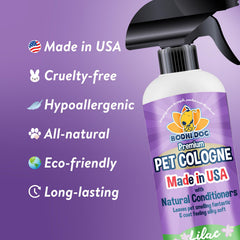 Bodhi Dog Colonia Lilac pelaje suave tras cada uso