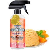 Bodhi Dog Colonia Natural para perros, frasco con aroma a naranja cremosa para pelaje entre baños.