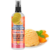 Bodhi Dog cologne en frasco con aroma de naranja helado para perros.