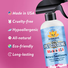 Bodhi Dog Premium Cologne pelaje sedoso gracias al acondicionador.