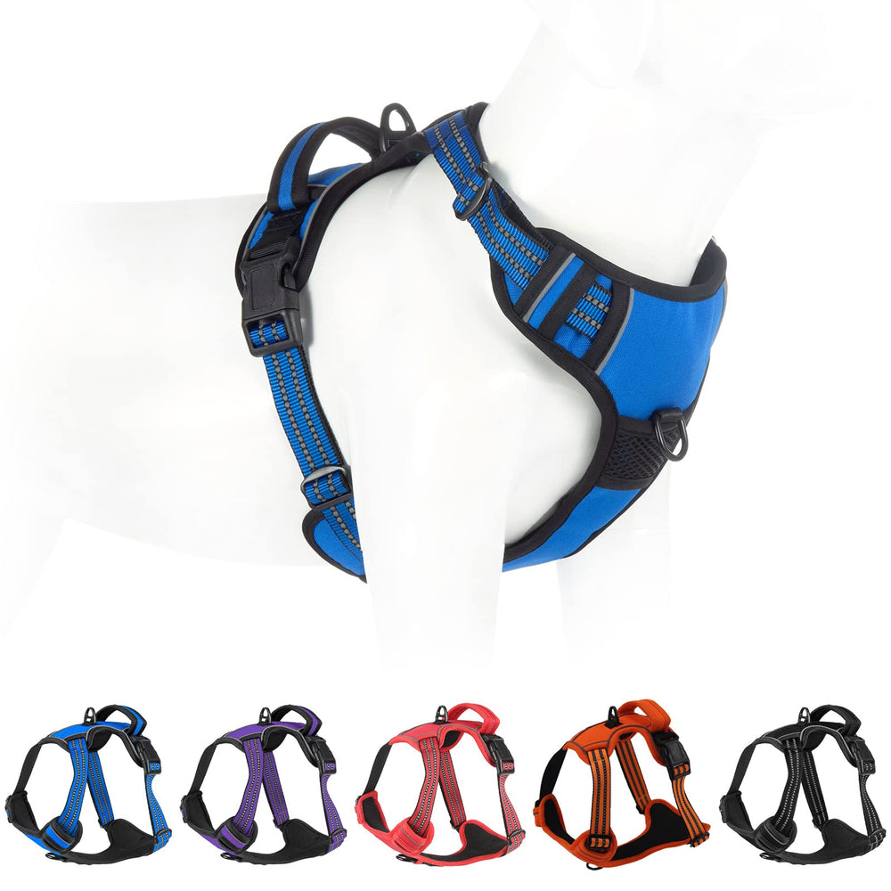 Bokelai arnés No Pull con clip trasero para paseos más controlados.
