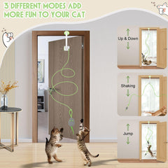 Tres modos de juego para mantener al gato atento y activo.