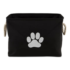 Bone Dry contenedor plegable para mascotas, rectángulo negro para organización de accesorios.
