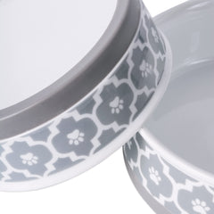 Tazón Bone Dry para gatos con borde de silicona antideslizante.