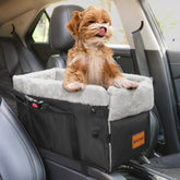 BONTHEE asiento para perros en consola central, seguridad y estabilidad.