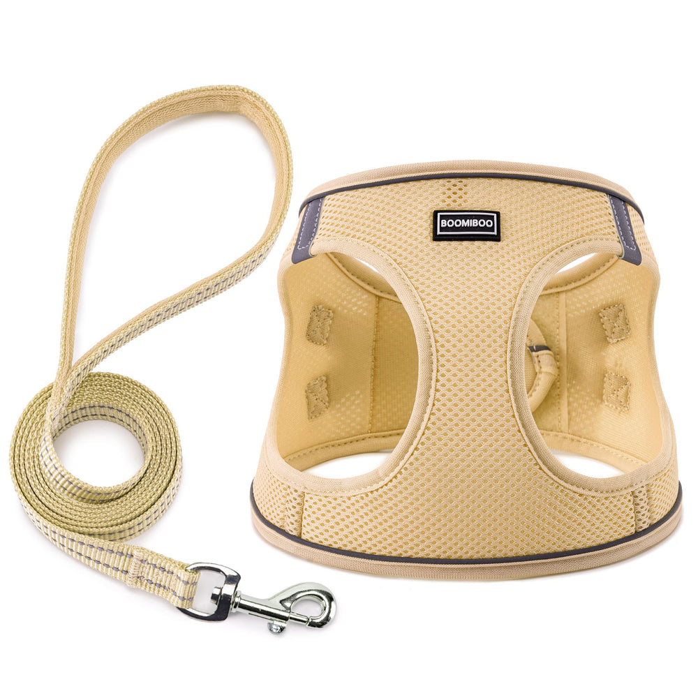 BOOMIBOO arnés para perros con cierre rápido, fácil de colocar y usar.