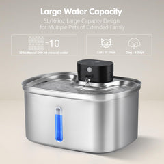 BOORCA filtración en 3 etapas elimina olores y mantiene el agua limpia.